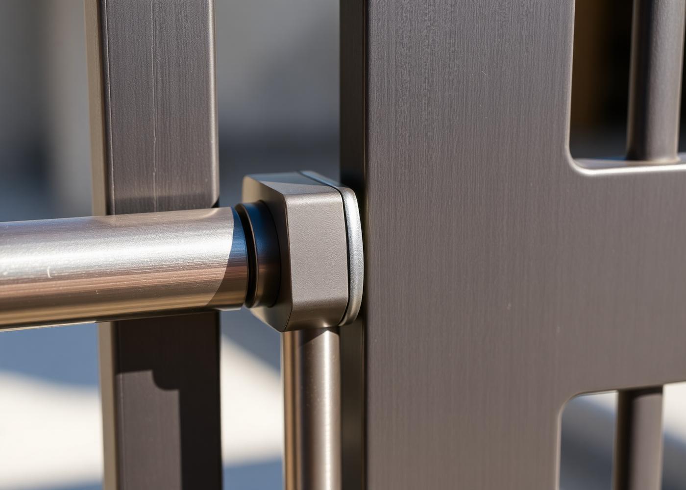 Detalj av marine-grade stålledd